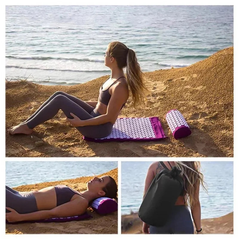 Tapis d'Acupression Antidérapant — Détente Musculaire & Thérapie Physique