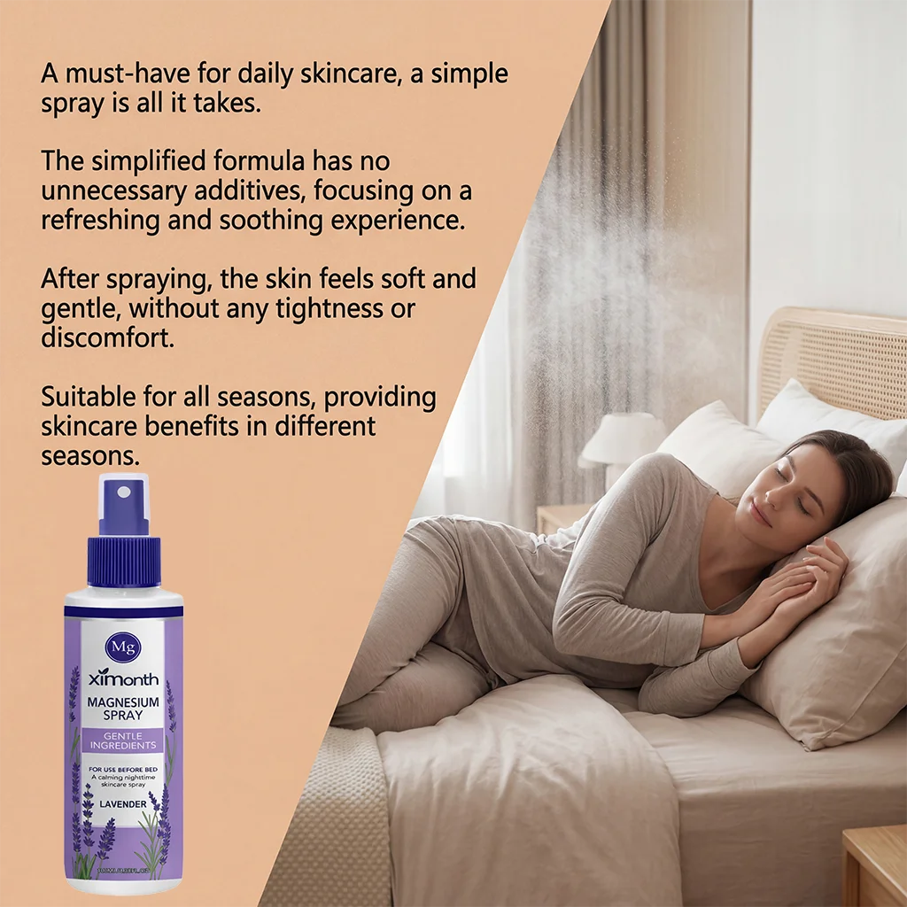Spray Magnésium & Lavande — Détente Musculaire et Sommeil Apaisé