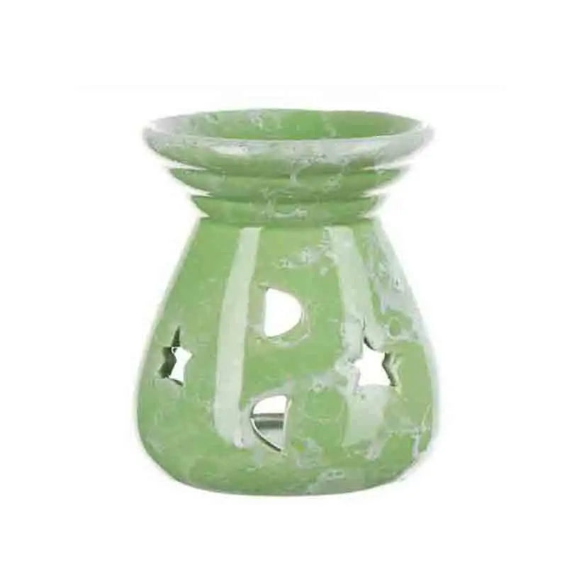 Brûleur d'Huiles Essentielles à Bougie — Ambiance Romantique Déco
