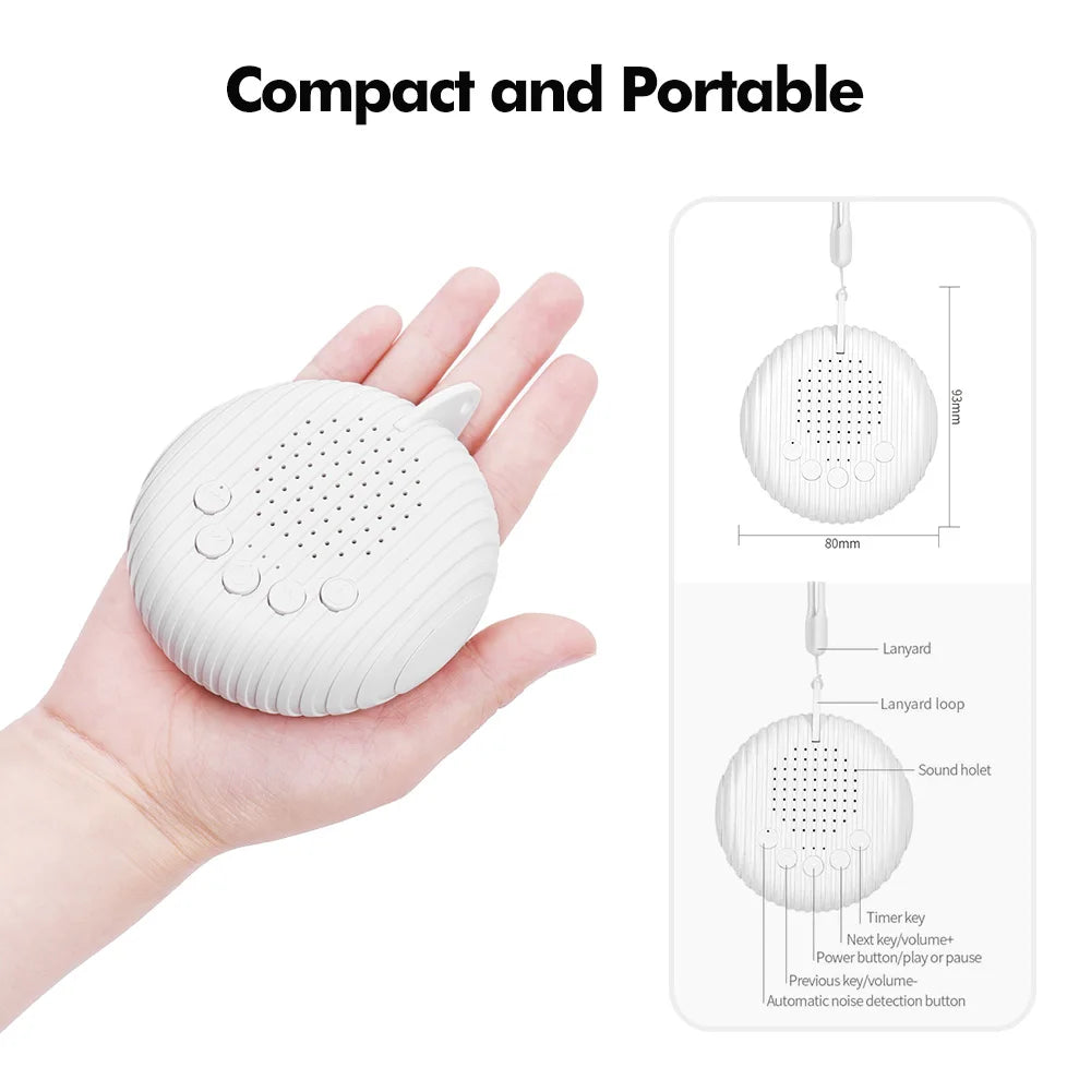 Veilleuse Sonore Portable Bébé — 10 Mélodies Apaisantes, USB