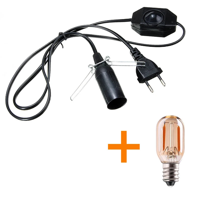 Câble Douille E14 avec Variateur — Accessoire pour Lampe de Sel