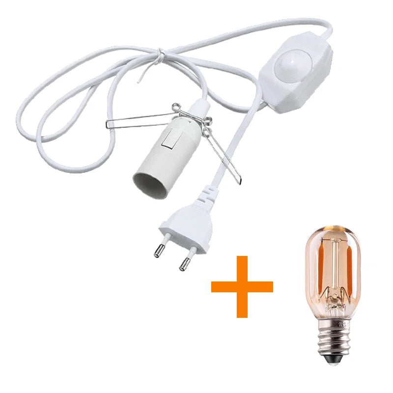 Câble Douille E14 avec Variateur — Accessoire pour Lampe de Sel