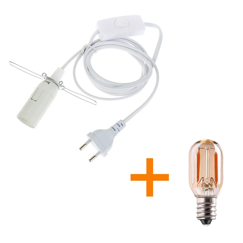 Câble Douille E14 avec Variateur — Accessoire pour Lampe de Sel
