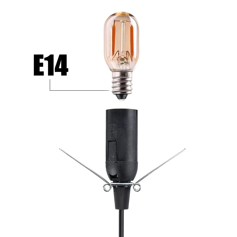 Câble Douille E14 avec Variateur — Accessoire pour Lampe de Sel