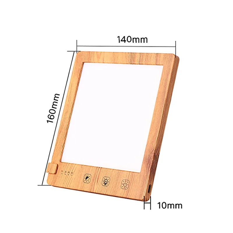 Lampe de Luminothérapie 10 000 Lux — 3 Teintes, Réveil & Énergie