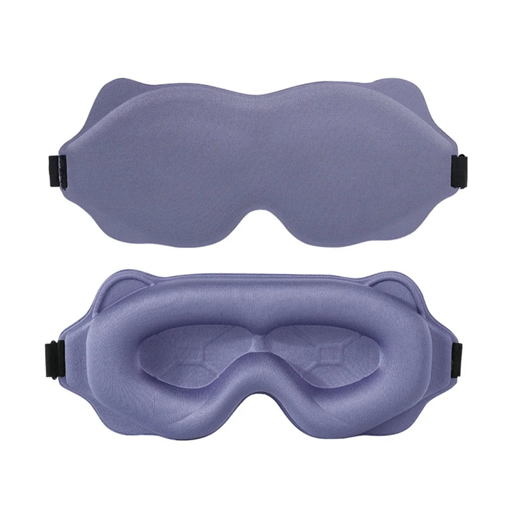 Masque de Sommeil 3D Rembourré — Occultation Totale, Confort Absolu