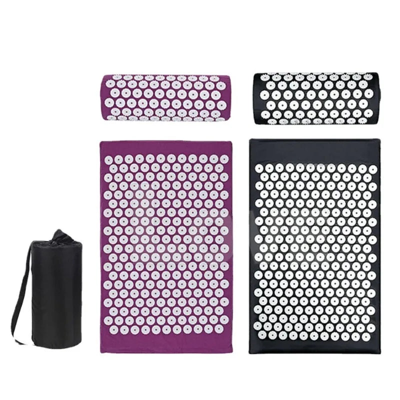 Tapis d'Acupression & Coussin – Soulagement Dos & Détente Musculaire