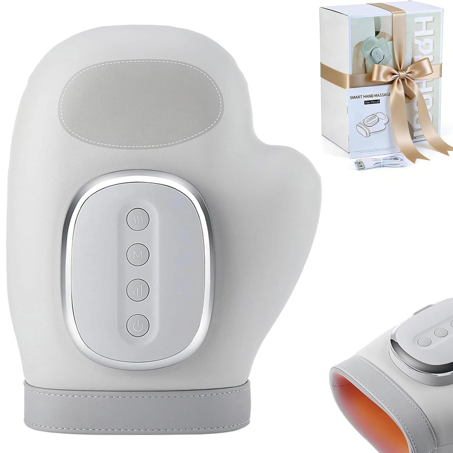 Masseur de Mains Électrique - Compression Airbag & Chaleur 3 Modes