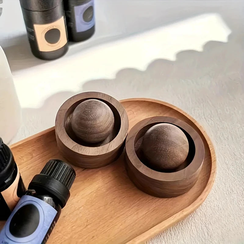 Diffuseur d'Huiles Essentielles Bois Mini — Parfum Naturel Chambre & Salon