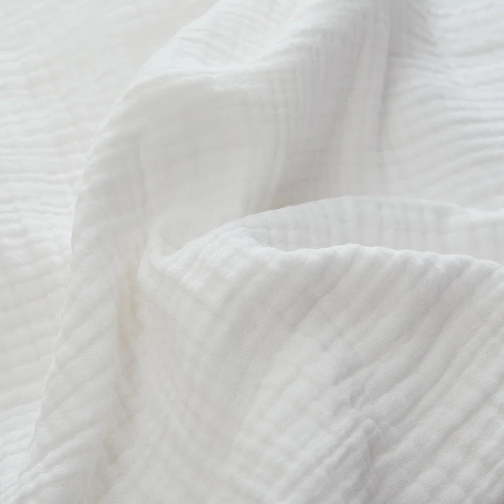 Plaid en Mousseline de Coton 6 Couches — Léger, Respirant, Confort 4 Saisons