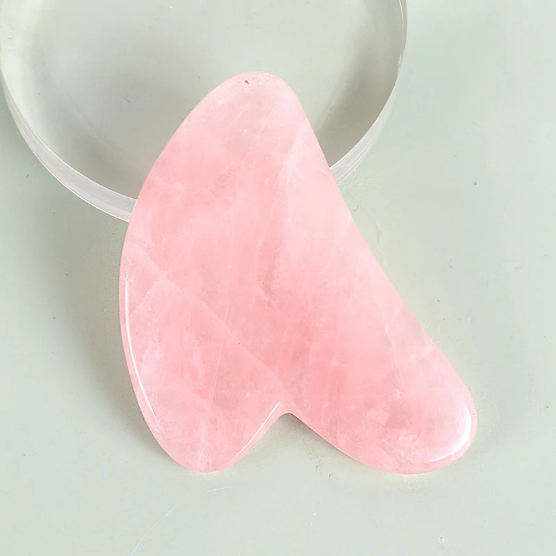 Rouleau de Massage Facial Jade & Gua Sha – Rituel Beauté Naturel