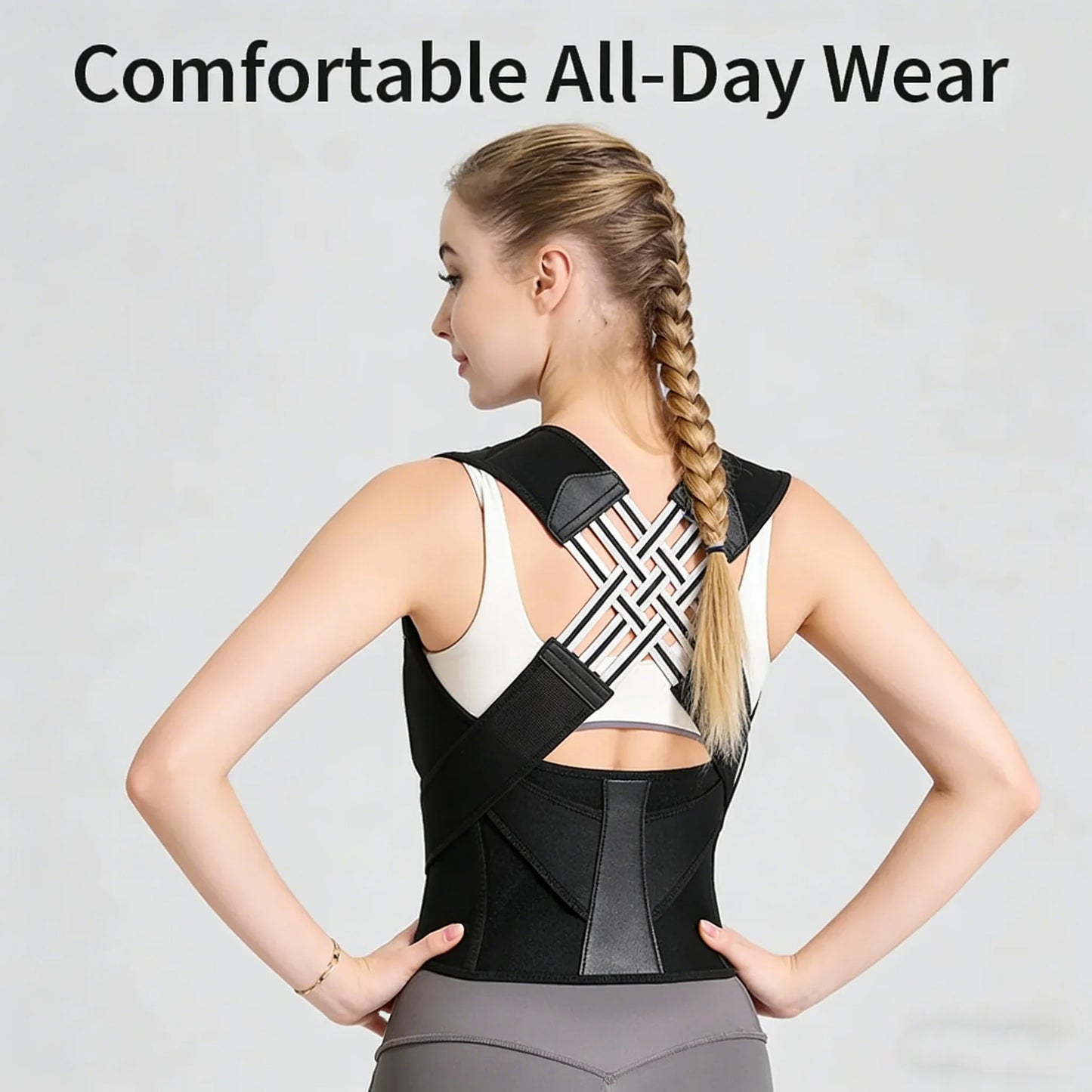 Correcteur de Posture Dos & Épaules – Maintien Ajustable Confort au Quotidien