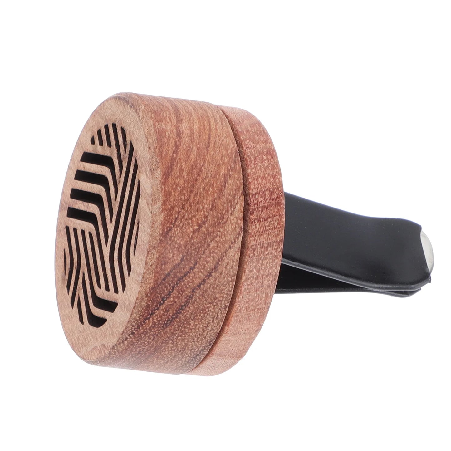 Diffuseur d'Arôme pour Voiture en Bois Sculpté – Parfum Naturel & Clip Aération