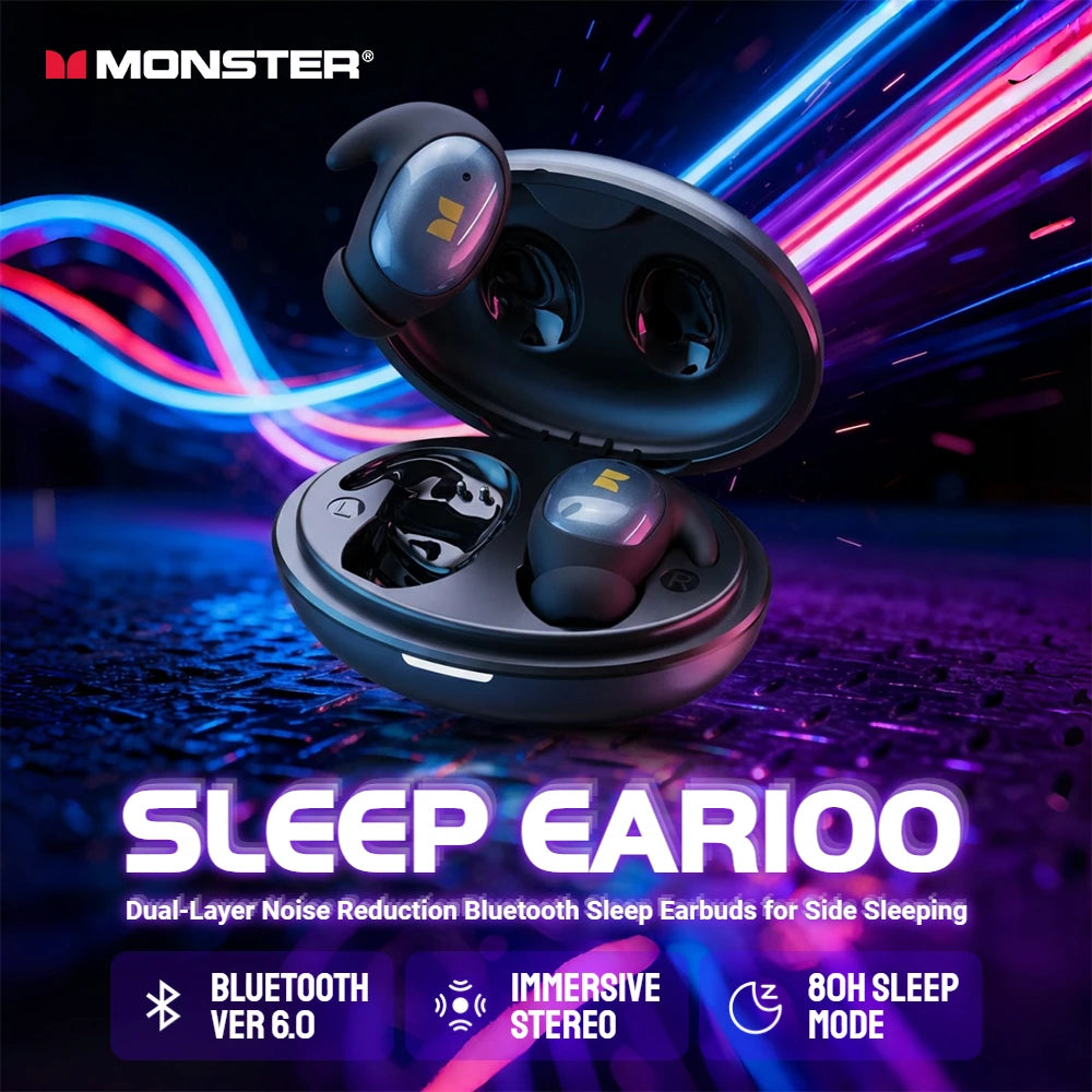 Écouteurs Monster Mini Intra-Auriculaires - Sommeil Latéral