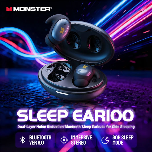 Écouteurs Monster Mini Intra-Auriculaires - Sommeil Latéral