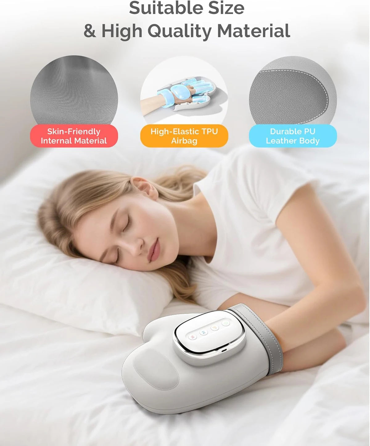 Masseur de Mains Électrique - Compression Airbag & Chaleur 3 Modes