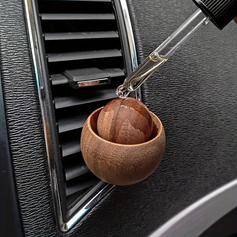 Diffuseur de Parfum en Bois – Mini Diffuseur Naturel Voiture & Maison