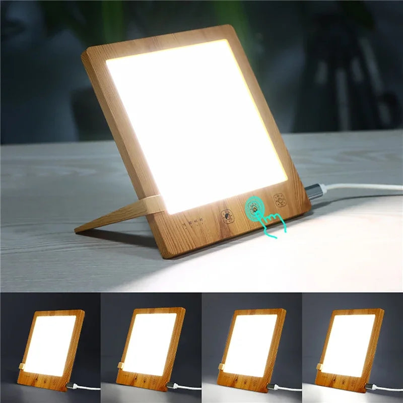 Lampe de Luminothérapie 10 000 Lux — 3 Teintes, Réveil & Énergie