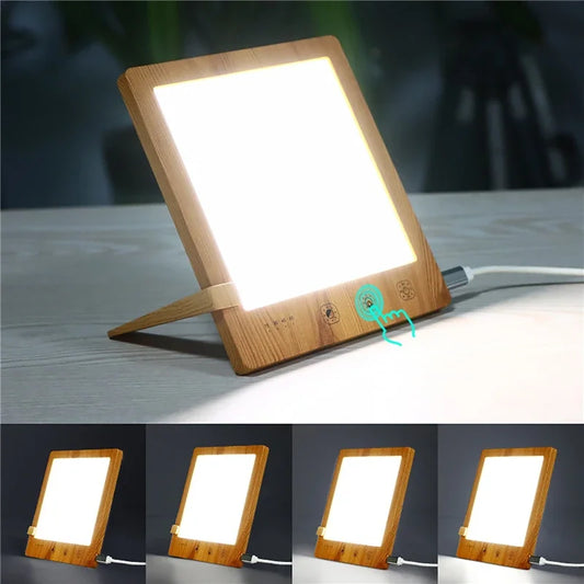 Lampe de Luminothérapie 10 000 Lux — 3 Teintes, Réveil & Énergie
