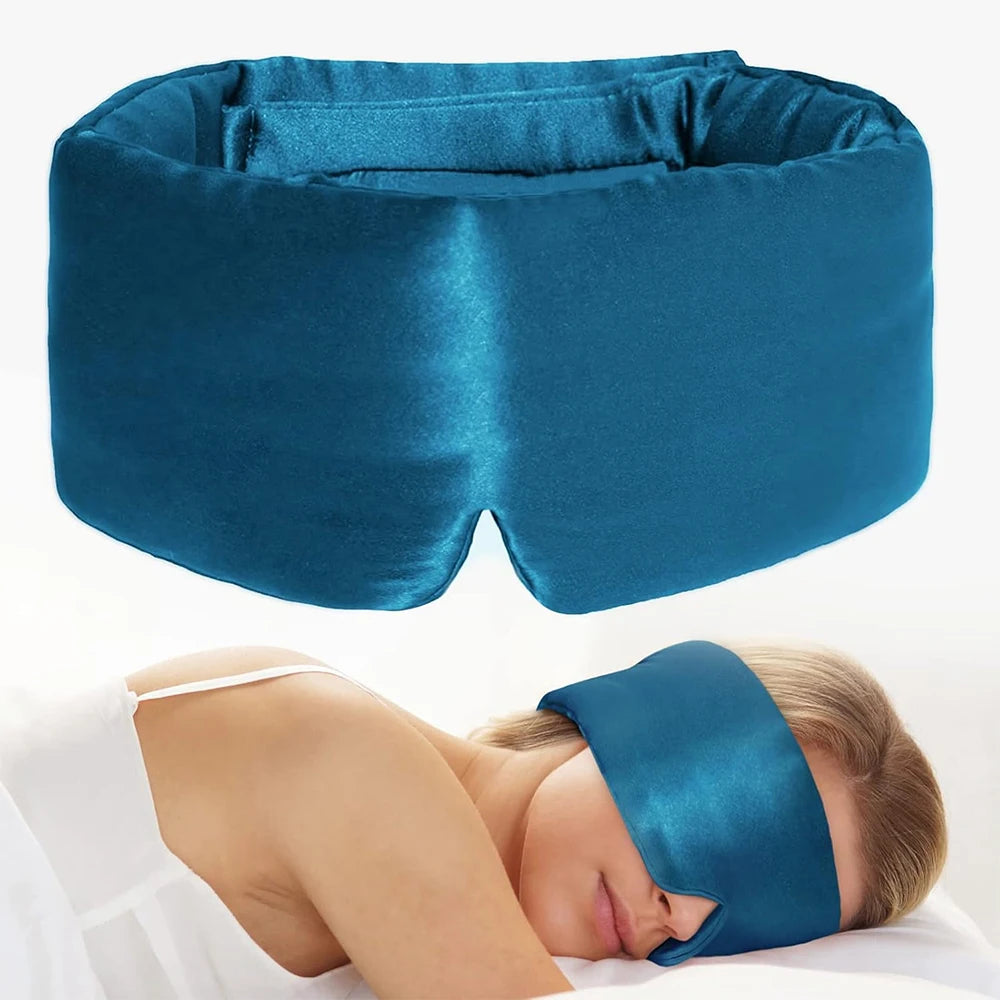 Masque de Sommeil en Soie Mûrier - L'Obscurité Absolue, Douceur en Plus