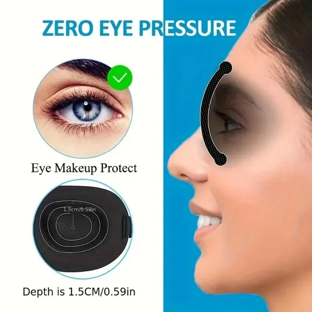 Masque de Sommeil 3D en Mousse à Mémoire de Forme – Confort Absolu & Obscurité Totale