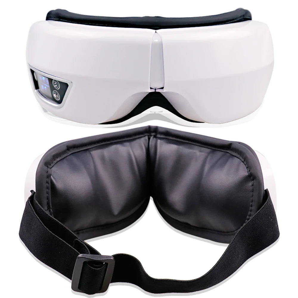 Masseur Oculaire Intelligent Pliable – Airbag Vibrant & Bluetooth