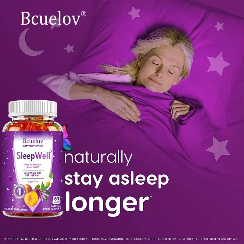 Gummies Mélatonine 3mg — Endormissement Naturel & Sommeil Réparateur