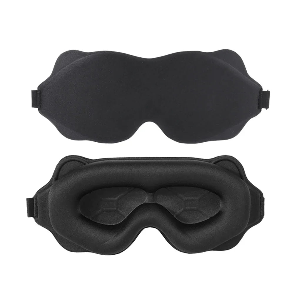 Masque de Sommeil 3D Rembourré — Occultation Totale, Confort Absolu