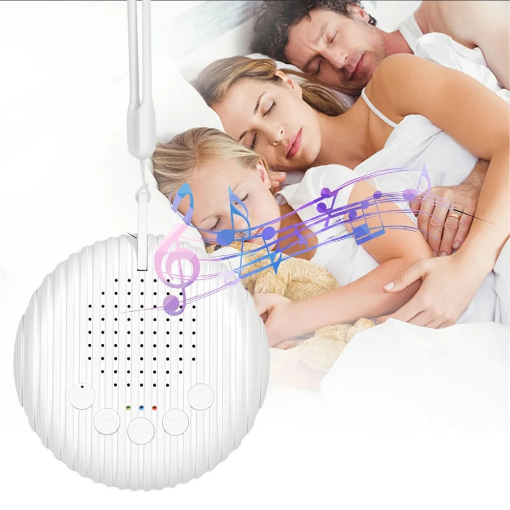 Machine à Bruit Blanc Bébé Portable — 10 Sons, Batterie Rechargeable USB