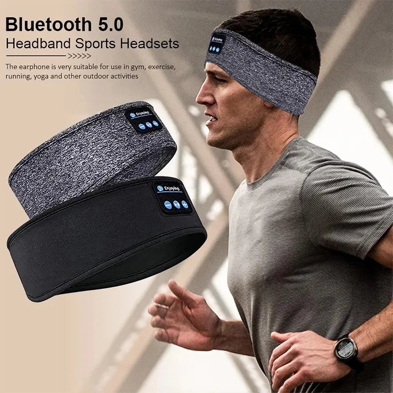 Bandeau Bluetooth avec Masque de Sommeil - Sport & Voyage
