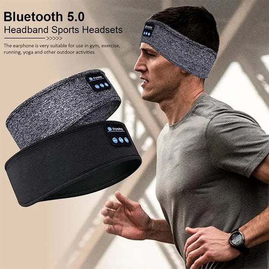 Bandeau Bluetooth avec Masque de Sommeil - Sport & Voyage