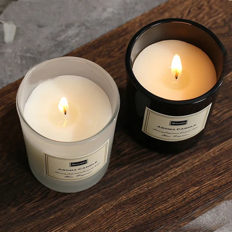 Bougies Parfumées en Cire de Soja – Ambiance Romantique & Fraîcheur Longue Durée
