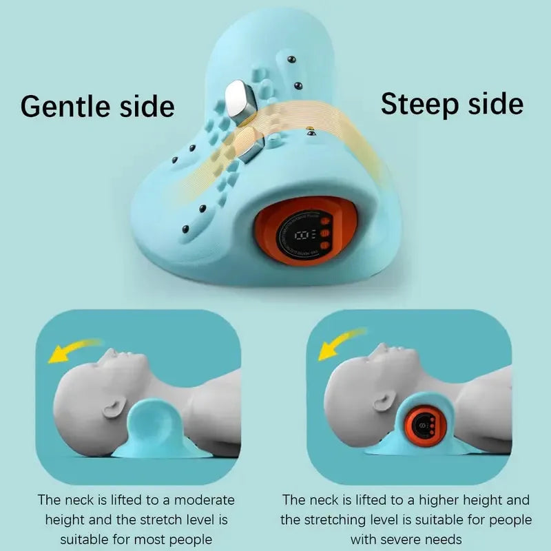 Coussin Masseur Nuque, Dos & Épaules — Pression Digitale Électrique