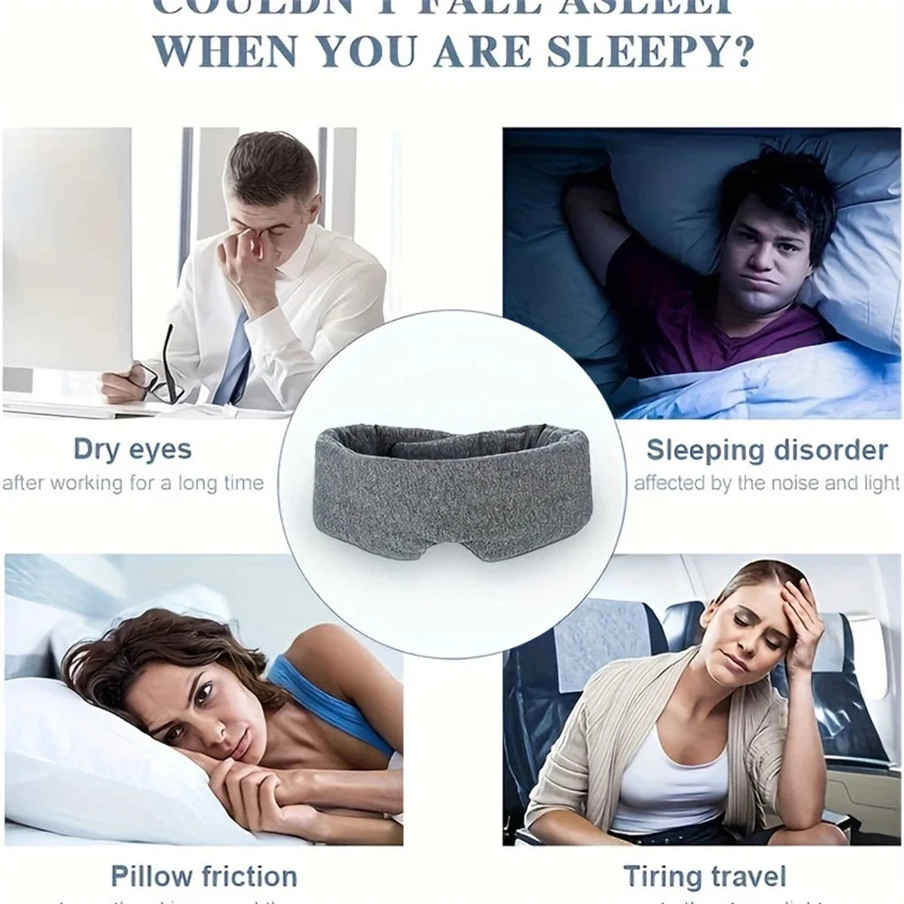 Masque de Repos Léger — Respirant, Idéal Sieste & Voyage