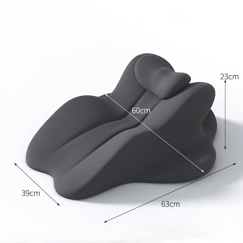 Oreiller de Lecture en Mousse à Mémoire de Forme pour Lit - Oreiller Ergonomique Adulte, Soutien Menton et Dos pour Têtilière