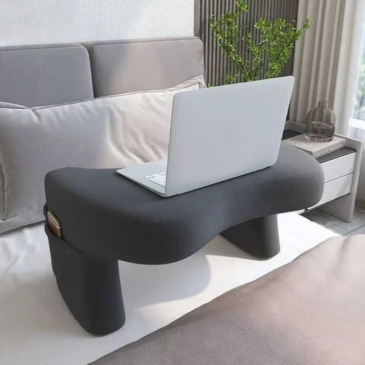 Oreiller en Mousse à Mémoire de Forme pour Lit, Lecture, Jeux Vidéo et Bureau - Soutien Ergonomique, Portable, Hauteur Réglable, Anti-Ronflement