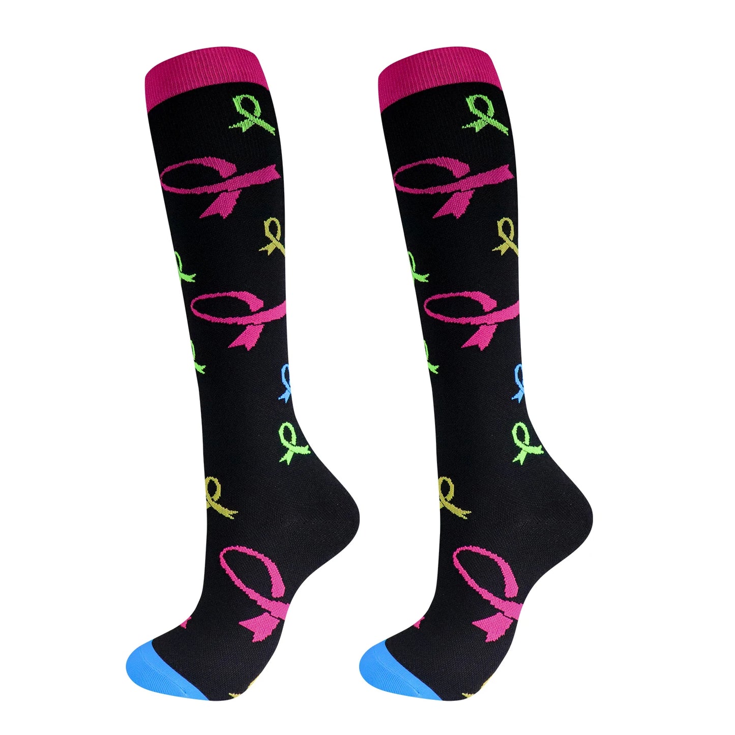 Chaussettes de Compression Mi-Bas 20-30mmHg — Homme & Femme