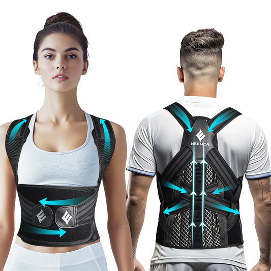Correcteur de Posture Ajustable – Soutien Dos & Épaules Homme Femme