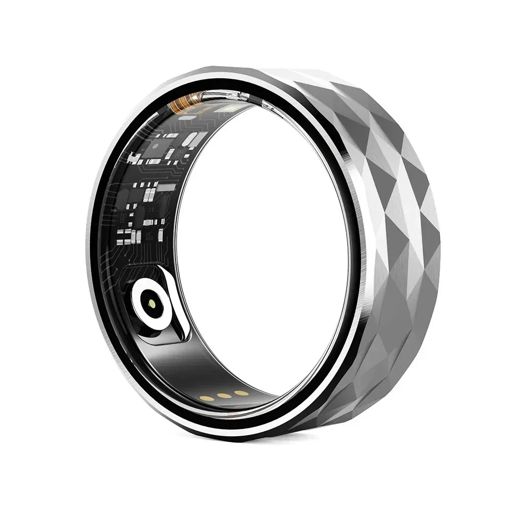 Bague Connectée R12M — Suivi Santé & Sport, Étanche IP68