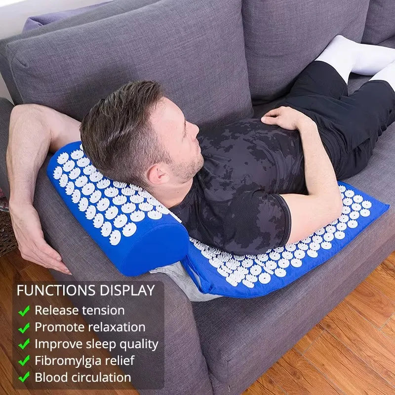 Tapis d'Acupression à Picots — Yoga, Pilates & Anti-Stress Dos