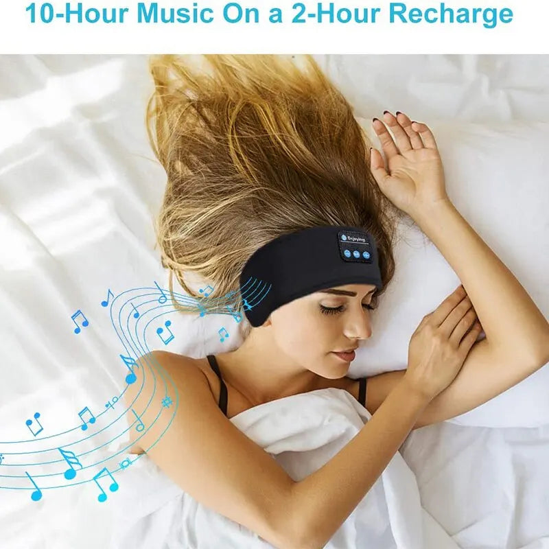 Masque de Sommeil Bluetooth avec Écouteurs Intégrés – Confort & Musique Sans Fil
