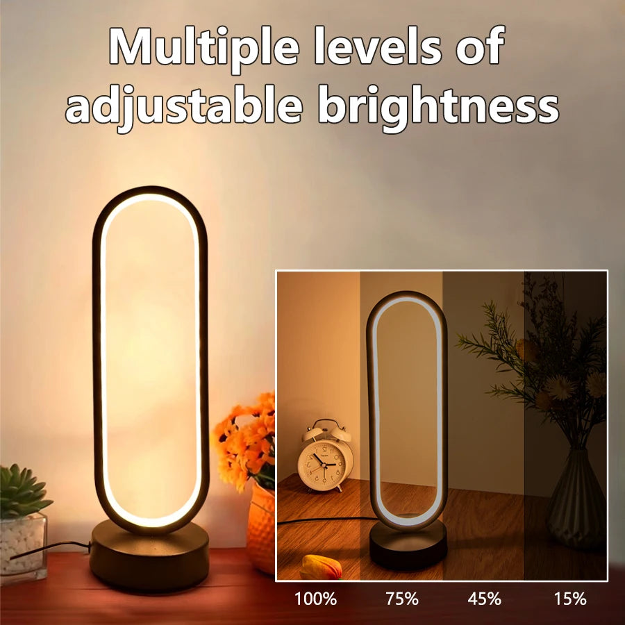Lampe Veilleuse Anneau LED – Ambiance Tamisable 3 Couleurs