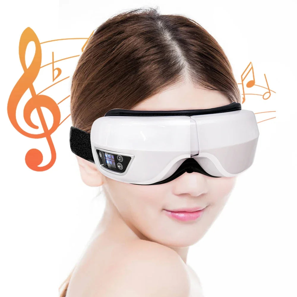 Masseur Oculaire Intelligent Pliable – Airbag Vibrant & Bluetooth