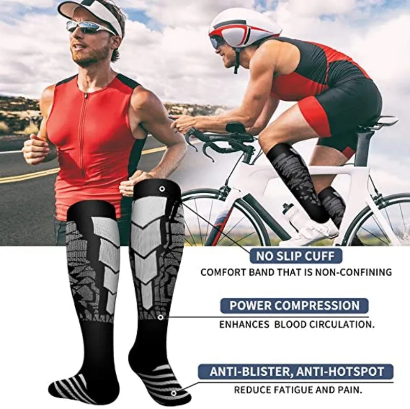 Chaussettes de Compression 20-30mmHg — Sport, Voyage & Circulation