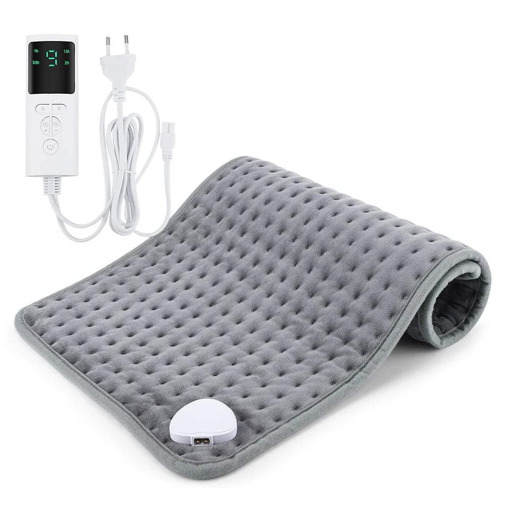 Coussin Chauffant Électrique 58x29cm avec Thermostat – Douleurs Lombaires & Règles