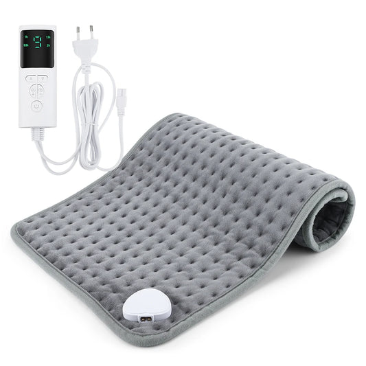 Coussin Chauffant Électrique 58x29cm avec Thermostat – Douleurs Lombaires & Règles