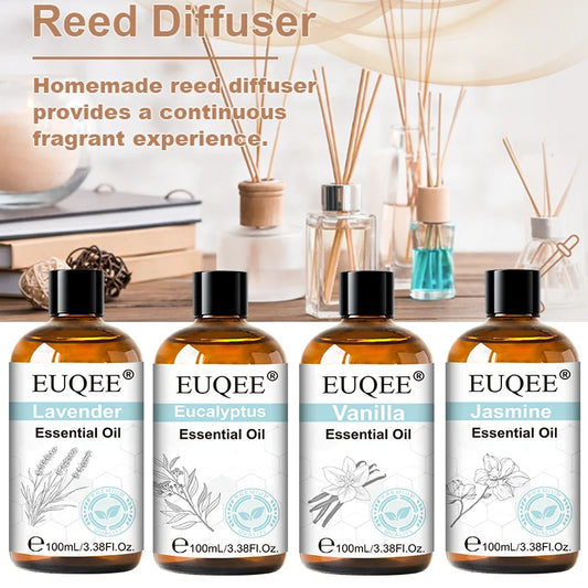Coffret Huiles Essentielles 100ml — Lavande, Vanille, Santal & Bergamote