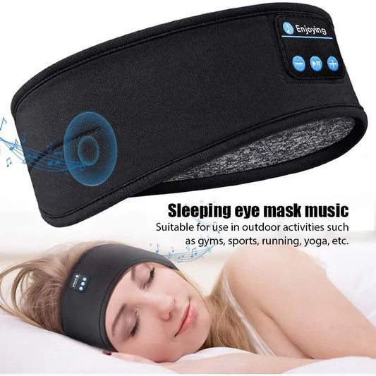 Masque de Sommeil Bluetooth avec Écouteurs Intégrés – Confort & Musique Sans Fil