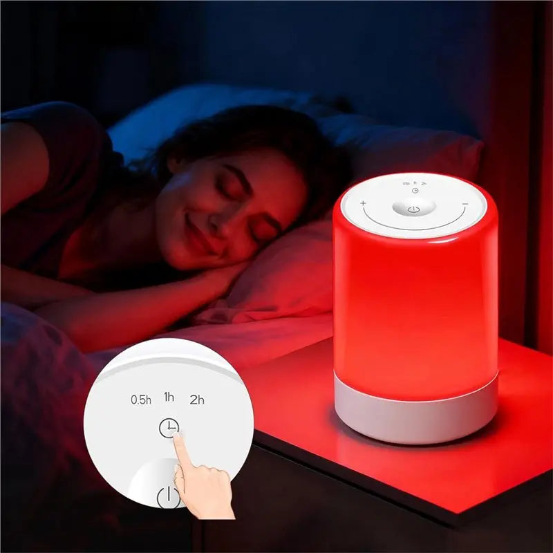 Lampe de Luminothérapie Rouge - Sommeil & Réveil en Douceur