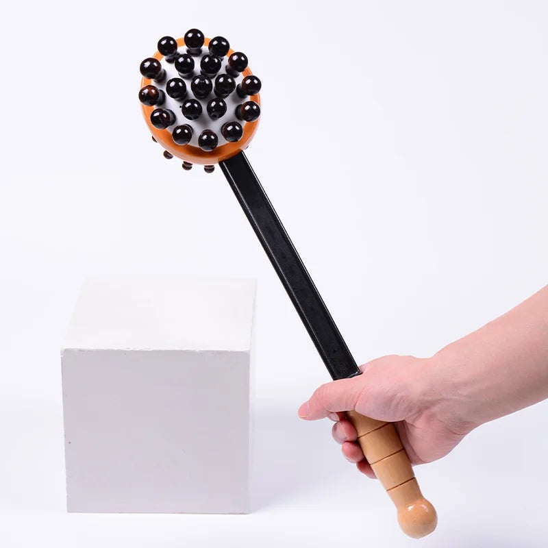 Marteau de Massage Manuel à Double Tête – Détente Dos, Jambes & Points Méridiens